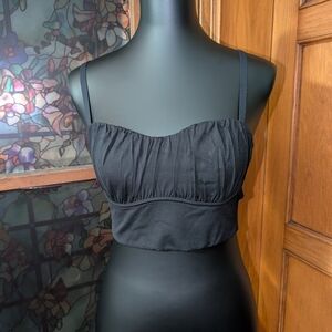 Aerie Black Bralette/Crop Top